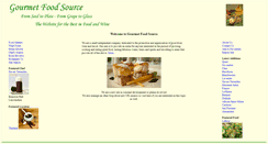 Desktop Screenshot of gourmetfoodsource.net